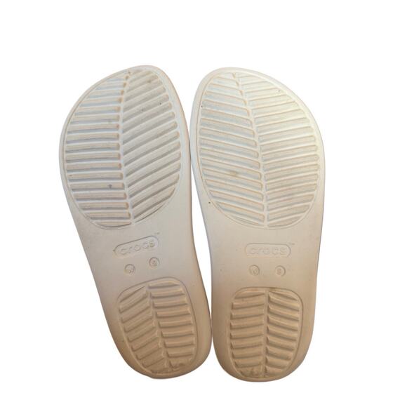 Crocs Women's Size 9W Getaway Platform Flip Flops - Stucco Colorway 🐊☀️ - Picture 8 of 9